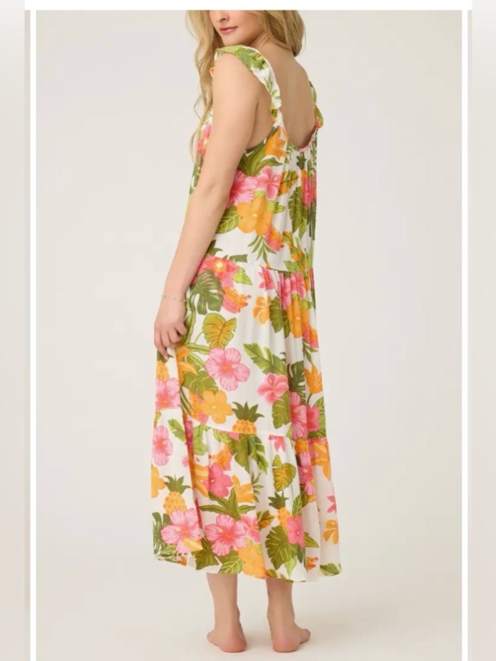 PJ Salvage New Copacabana Print Gauze Nightgown - Picture 2 of 4